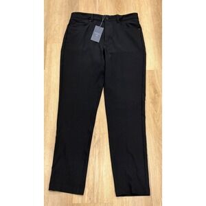 NWT Men's VRST Golf 5 Pocket Slim Fit Tech Pant - 34 x 32 - Pure Black